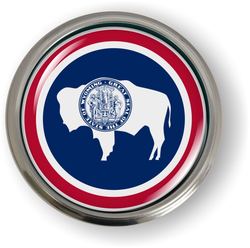 Wyoming - State Flag Emblem